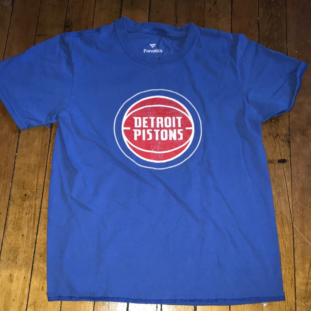 Fanatics Detroit Pistons Blue Graphic Tee